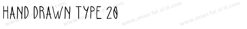 Hand Drawn Type 20字体转换